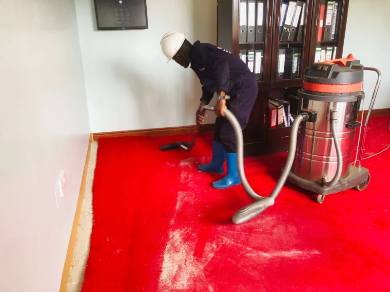 Carpet sanitizing service by Aspire Cleaners Kampala